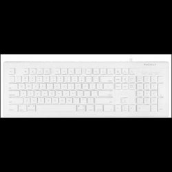 Macally -Teclado con cable USB (MKEYE) para Mac y PC - (blanco)