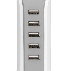 ARGOM Cargador USB Torre 6A 5P 110/220V