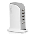 ARGOM Cargador USB Torre 6A 5P 110/220V